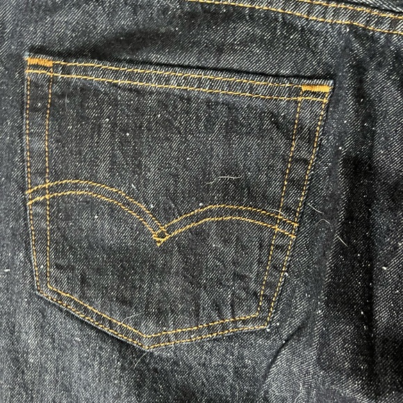 Black denim Levi's 505 34-32 - Picture 2 of 4